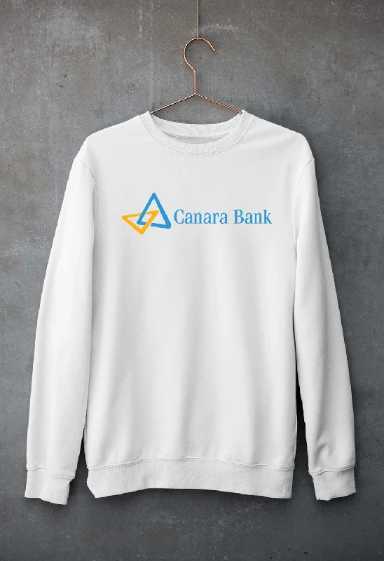 Canara Bank Unisex Sweatshirt for Men/Women Hoodie with Thumb Holes Functional Cozy