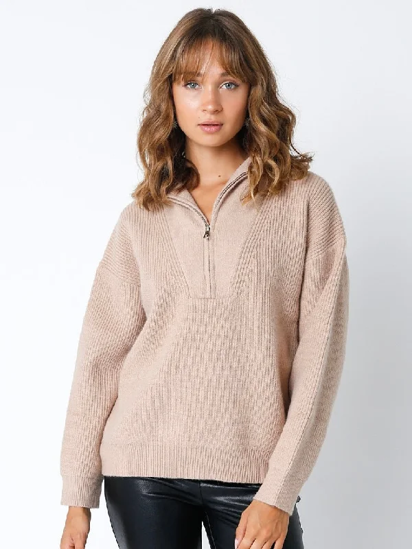 Pheba Sweater Polka Dot Checkered Tartan