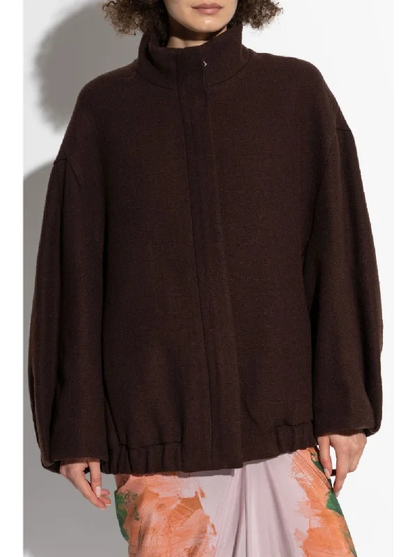 DRIES VAN NOTEN - Women Loose Fit Jacket Plaid Jacket Tartan Jacket Houndstooth Jacket DRIES VAN NOTEN - Women Loose Fit Jacket Plaid Jacket Tartan Jacket Houndstooth Jacket