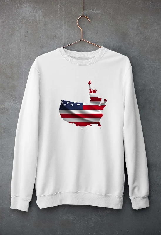 USA America Unisex Sweatshirt for Men/WomenHoodie with Strings Custom Fit Adjustable USA America Unisex Sweatshirt for Men/WomenHoodie with Strings Custom Fit Adjustable