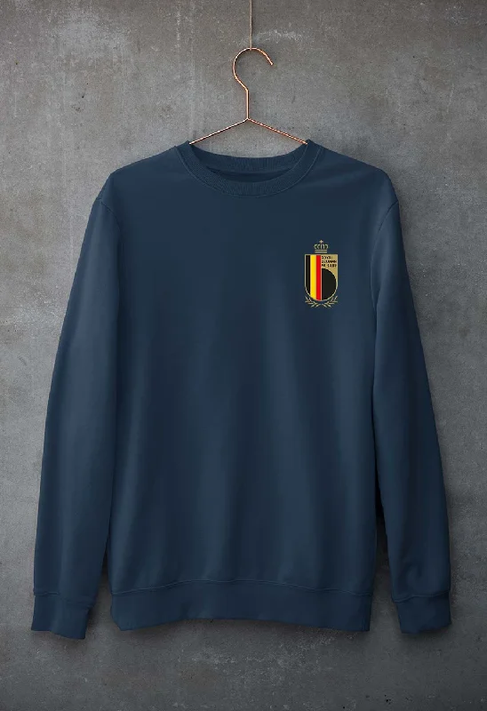 Belgium Football Unisex Sweatshirt for Men/Women Hoodie with Magnetic Closure Innovative Modern