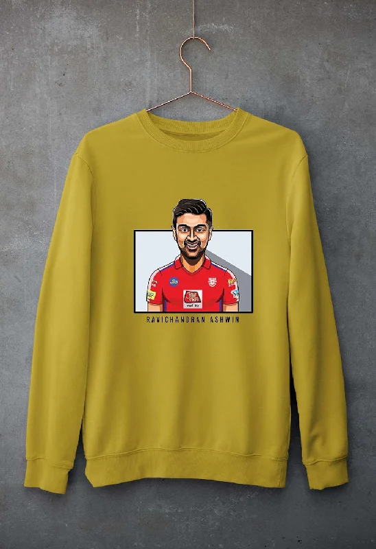 Ravichandran Ashwin Unisex Sweatshirt for Men/WomenHoodie with Hem Frayed Vintage Worn Ravichandran Ashwin Unisex Sweatshirt for Men/WomenHoodie with Hem Frayed Vintage Worn
