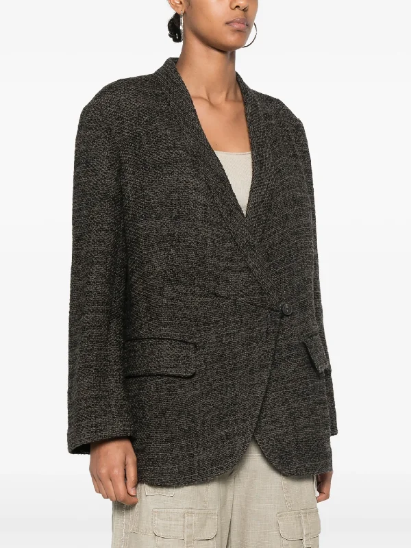 ZIGGY CHEN - Women Shawel Collar Short Robe Jacket Print Jacket Jacquard Jacket Patchwork Jacket ZIGGY CHEN - Women Shawel Collar Short Robe Jacket Print Jacket Jacquard Jacket Patchwork Jacket