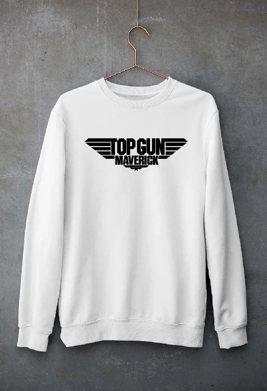 Top Gun Unisex Sweatshirt for Men/Women Hoodie with High-Low Hem Asymmetrical Trendy