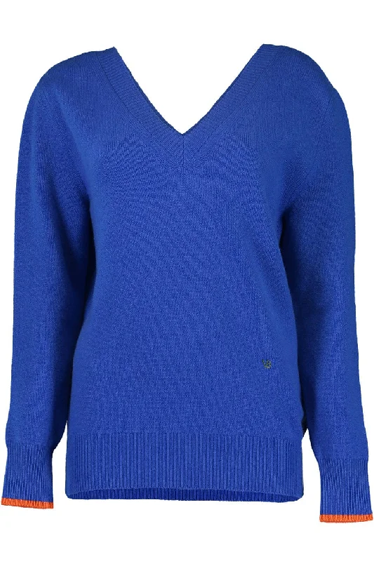 Double V Jumper Sweater Graphic Sweater Embroidered Appliqued