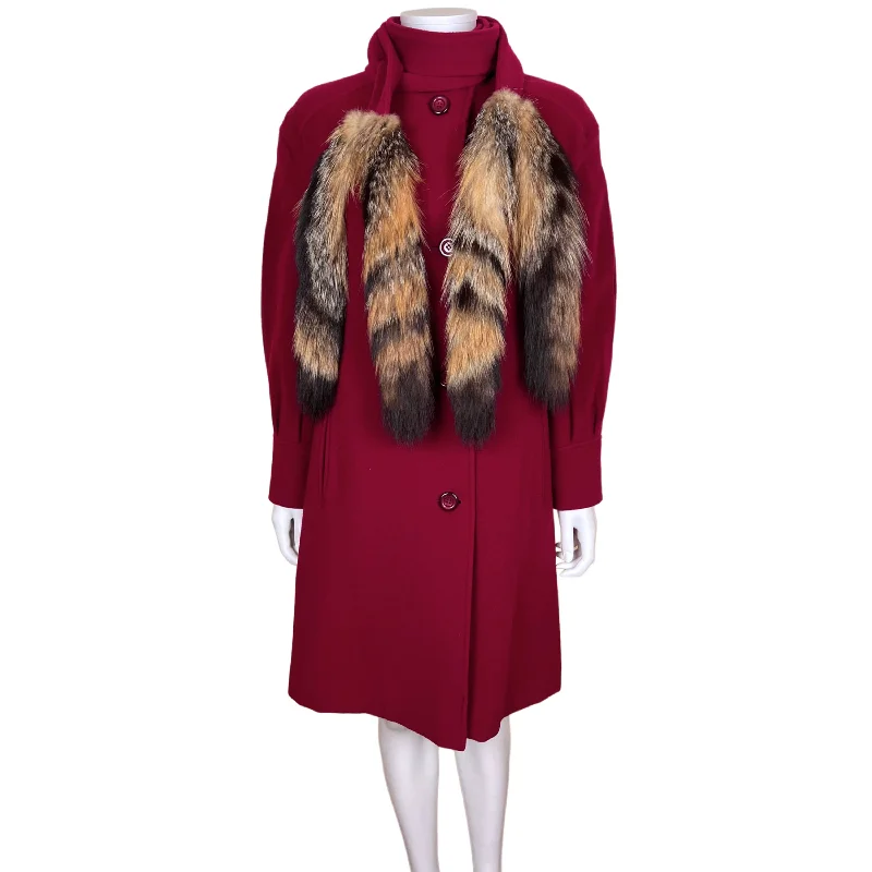 Vintage 1970s Ladies Coat Red Wool Blend Sterling Stall Sz M Hooded Jacket Zipper Jacket Button Jacket Vintage 1970s Ladies Coat Red Wool Blend Sterling Stall Sz M Hooded Jacket Zipper Jacket Button Jacket