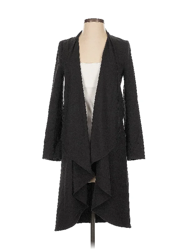 Coat Solid Print Jacquard