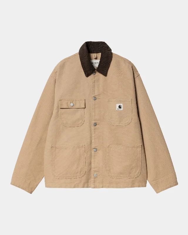 Women's OG Michigan Coat (Spring) | Dusty Hamilton Brown / Tobacco Hooded Jacket Zipper Jacket Button Jacket Women's OG Michigan Coat (Spring) | Dusty Hamilton Brown / Tobacco Hooded Jacket Zipper Jacket Button Jacket