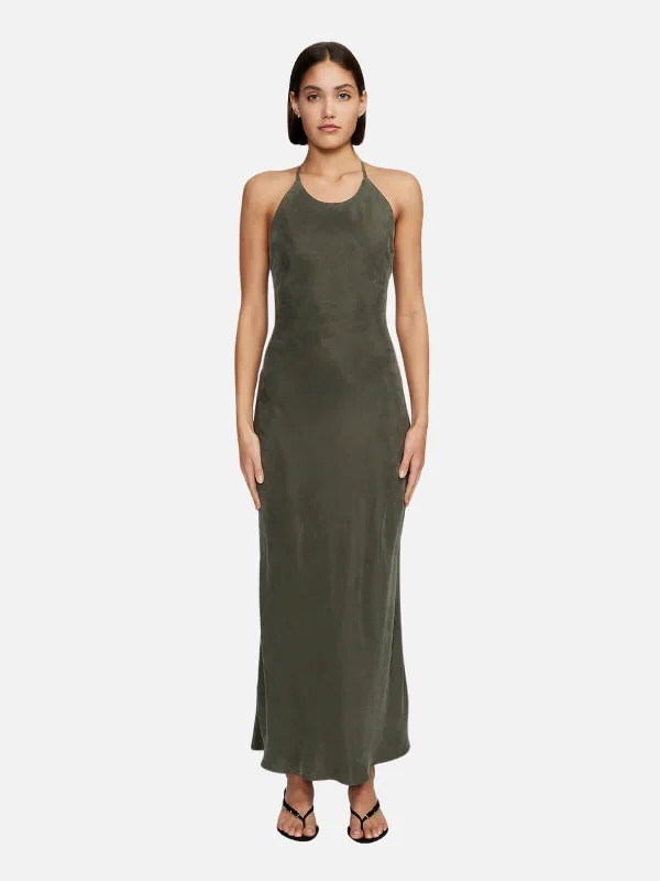 Poppy Dress - Moss