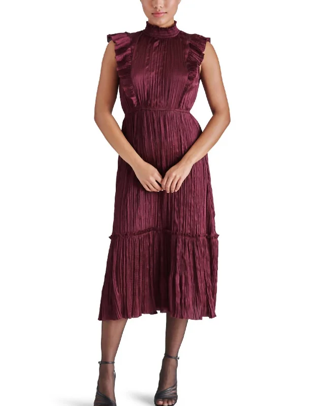 Wednesday Dress In Wine | Wine