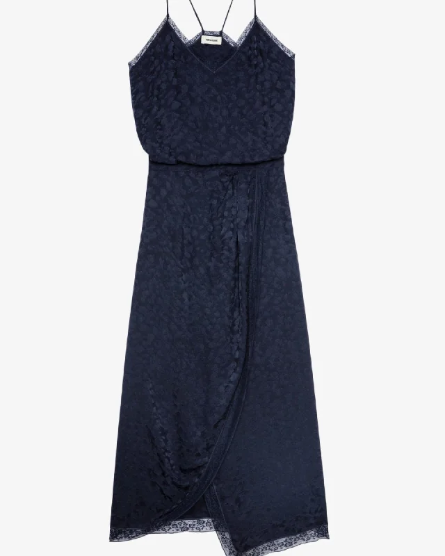 Women'S Rixi Jac Leo Dress In Encre | Encre