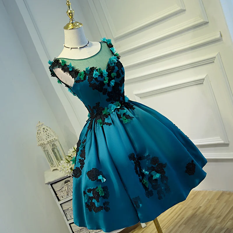 A-line V Neck Short Homecoming Dress  c3294