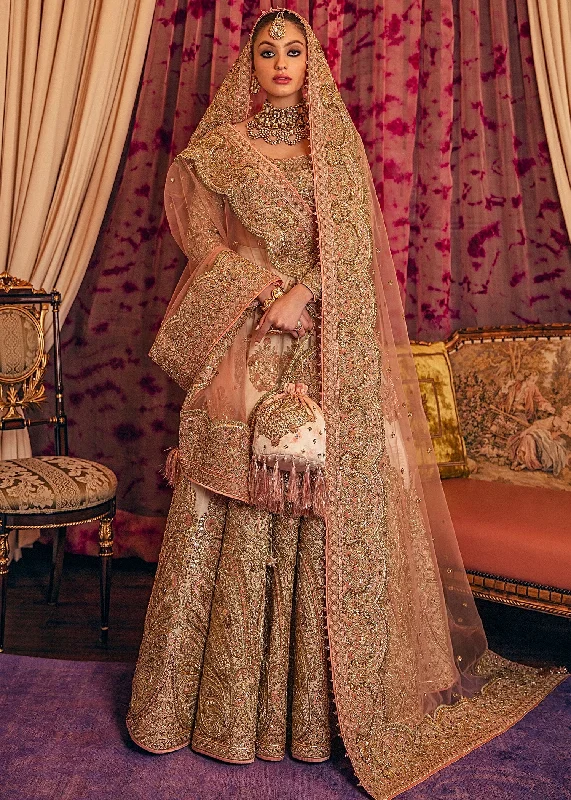 Royal Pink Heavily Embellished Lehenga Choli Pakistani Bridal Dress