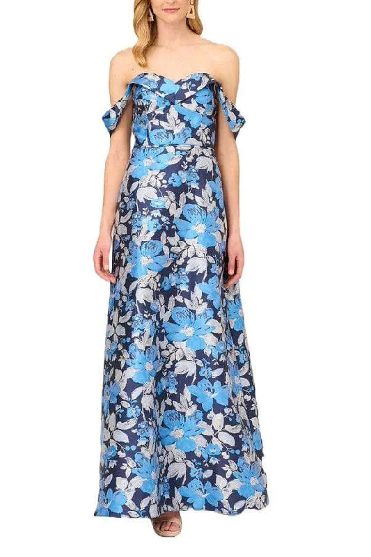 Aidan Mattox MD1E208165 - Floral Off Shoulder Evening Dress Tunics Practical durable Aidan Mattox MD1E208165 - Floral Off Shoulder Evening Dress Tunics Practical durable