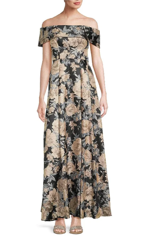 Alex Evenings 8157026 - Floral Jacquard Evening Dress Tunics Ceremony elegant