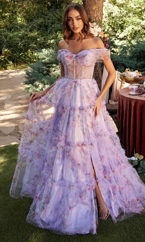Andrea and Leo A1286 - Corset Bodice Off-Shoulder Evening Dress Tunics Chinos classic