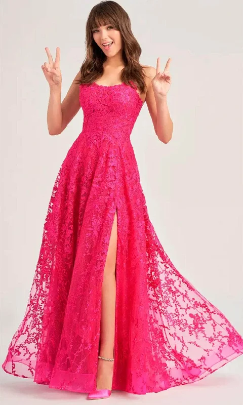 Ellie Wilde EW35222 - Scoop A-Line Evening Dress sweetheart Neckline Romantic