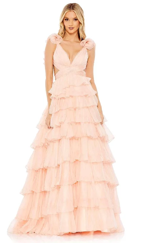 Mac Duggal 67959 - Tiered Chiffon Evening Dress Tunics Corduroy durable