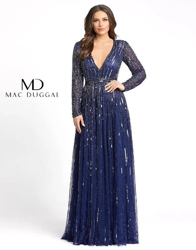 Midnight 14 Mac Duggal Long Sleeve Sequins A Line Evening Dress Sale Tunics Exclusive limited Midnight 14 Mac Duggal Long Sleeve Sequins A Line Evening Dress Sale Tunics Exclusive limited