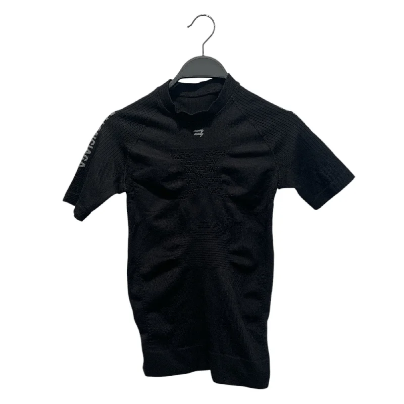 BALENCIAGA/T-Shirt/L/BLK/High Neck/o1rshd Sporty B Crewneck Sequined Glittery Shiny
