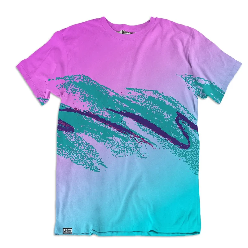 90's Swoosh Vaporwave Unisex Tee Terry Blend Velvet Blend Canvas Blend