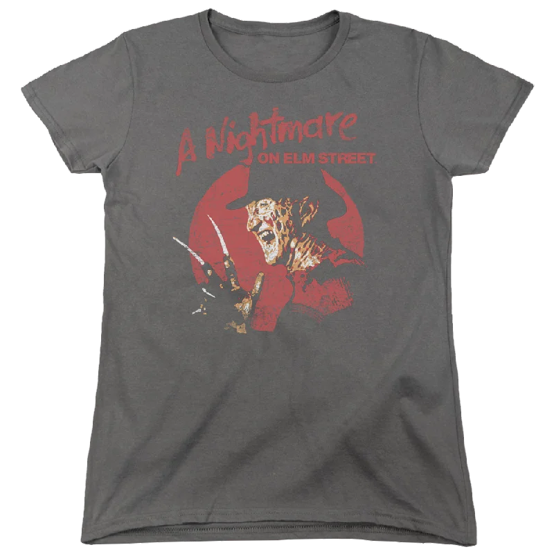 A Nightmare on Elm Street Freddy Circle - Women's T-Shirt Graphic Embroidered Appliqued