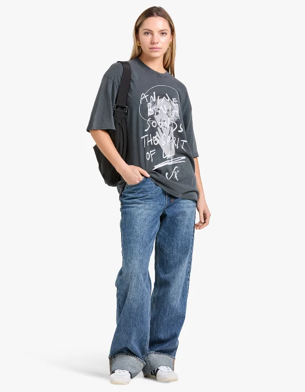 Kent Tee Spirit - Washed Black Welt Pockets Slit Pockets