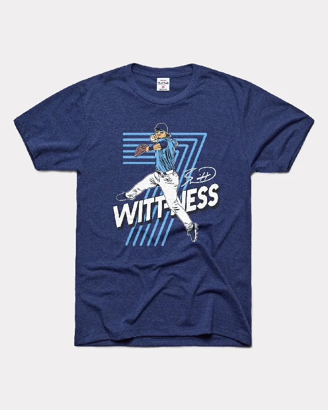 Bobby Witt Junior Wittness Navy T-Shirt Plaid T-Shirt Polka Dot Checkered