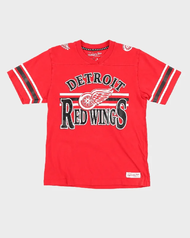 Detroit Red Wings T-shirt - S Knit Fabric Woven Fabric Fleece Fabric