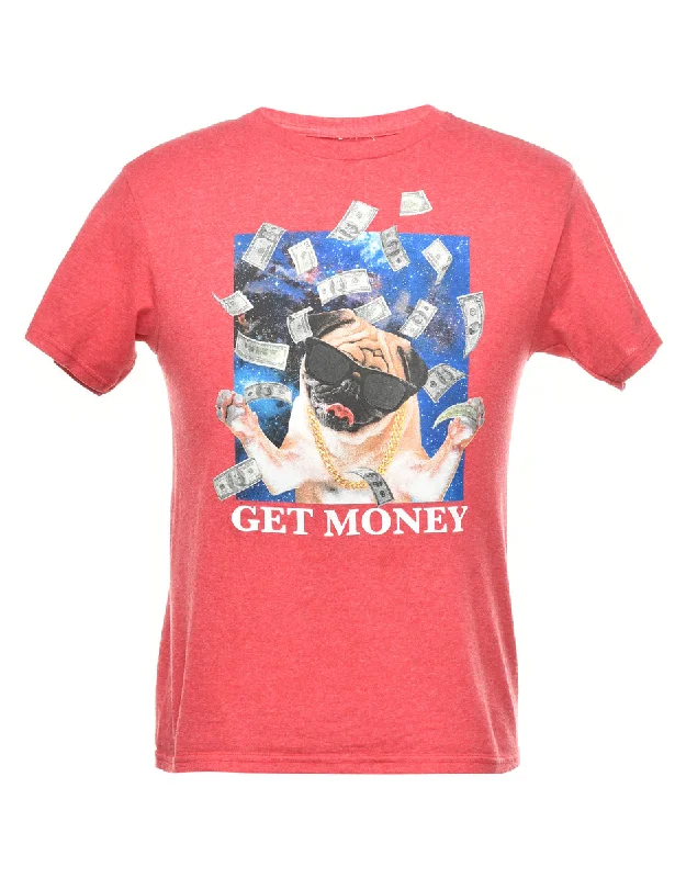 Get Money Animal T-Shirt  - S Knit Fabric Woven Fabric Fleece Fabric