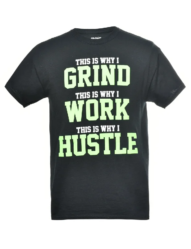 Grind Printed T-shirt - M Chenille Brocade Lace