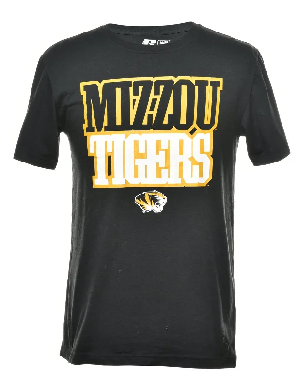 Missouri Tigers Printed T-shirt - M Spandex Blend Rayon Blend Denim Blend