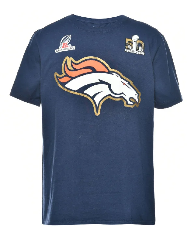 Nike Football Printed T-shirt - M Welt Pockets Slit Pockets Flap Pockets