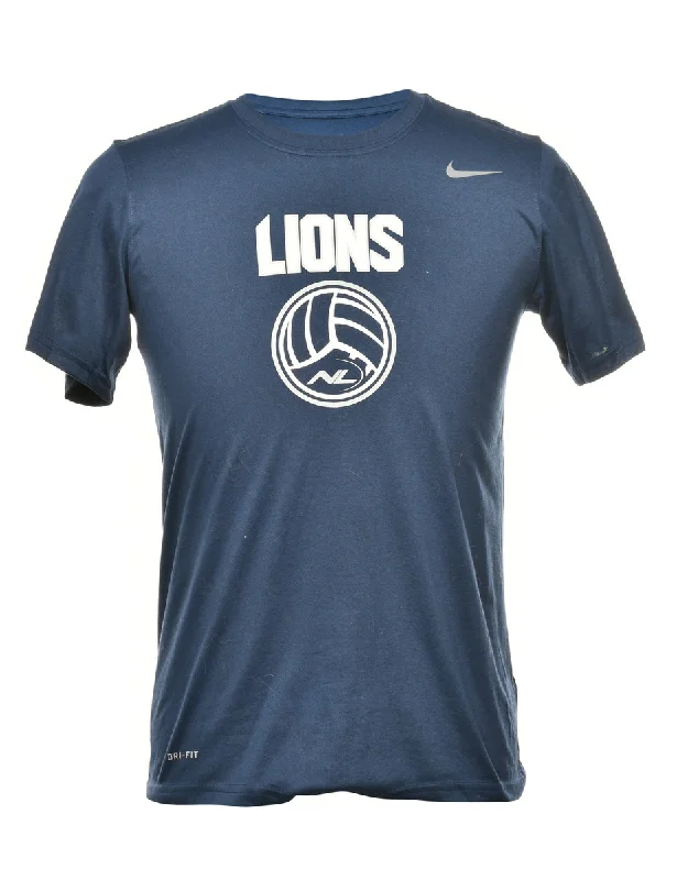Nike Lions Printed T-shirt - S Casual Formal Business