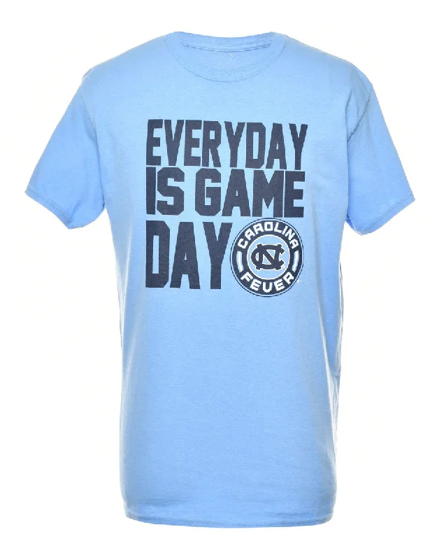 North Carolina Printed T-shirt - M Lace Blend Ribbed Blend Corduroy Blend