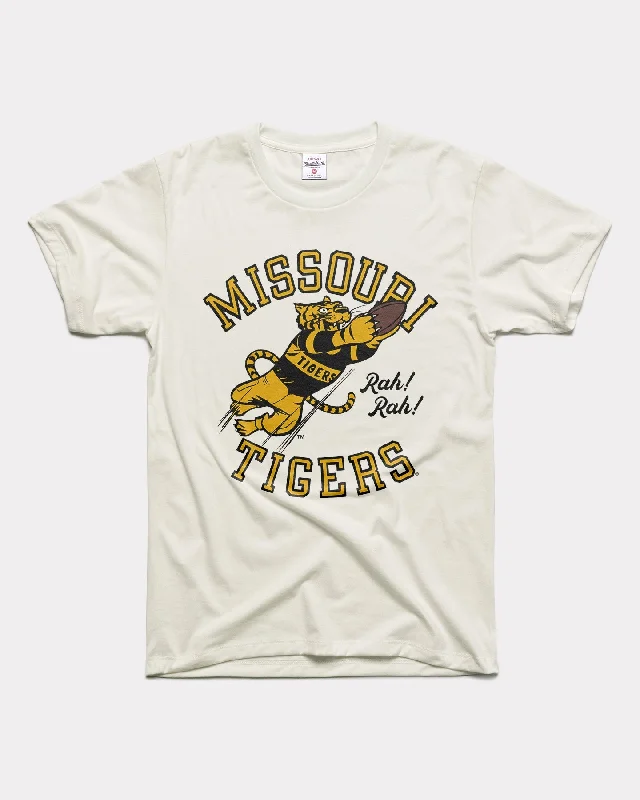 Rah! Rah! MU Diving Catch White T-Shirt Terry Blend Velvet Blend Canvas Blend