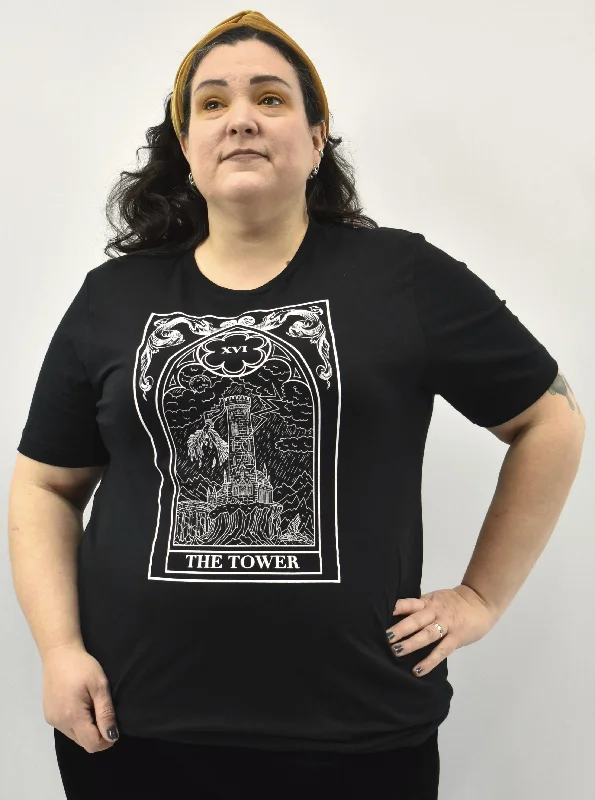 The Tower T-shirt THE PRETTY CULT Iron Safe Non-Iron Wrinkle Free