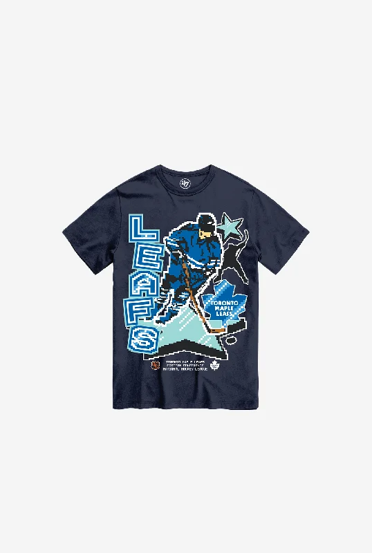 Toronto Maple Leafs Slap Shot T-Shirt Hooded Caped Shawl Collar