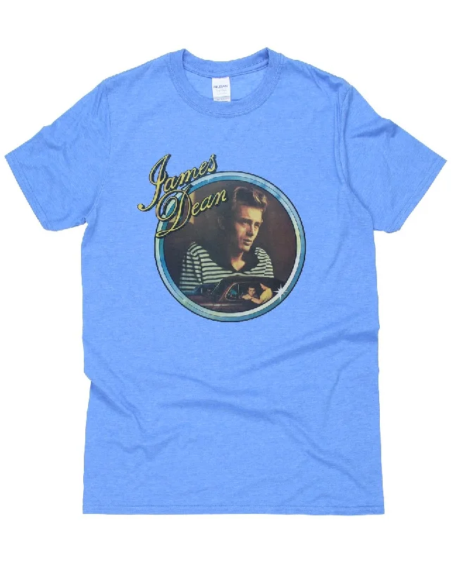 Vintage 70s James Dean Vinyl Transfer T-Shirt Mesh Canvas Denim
