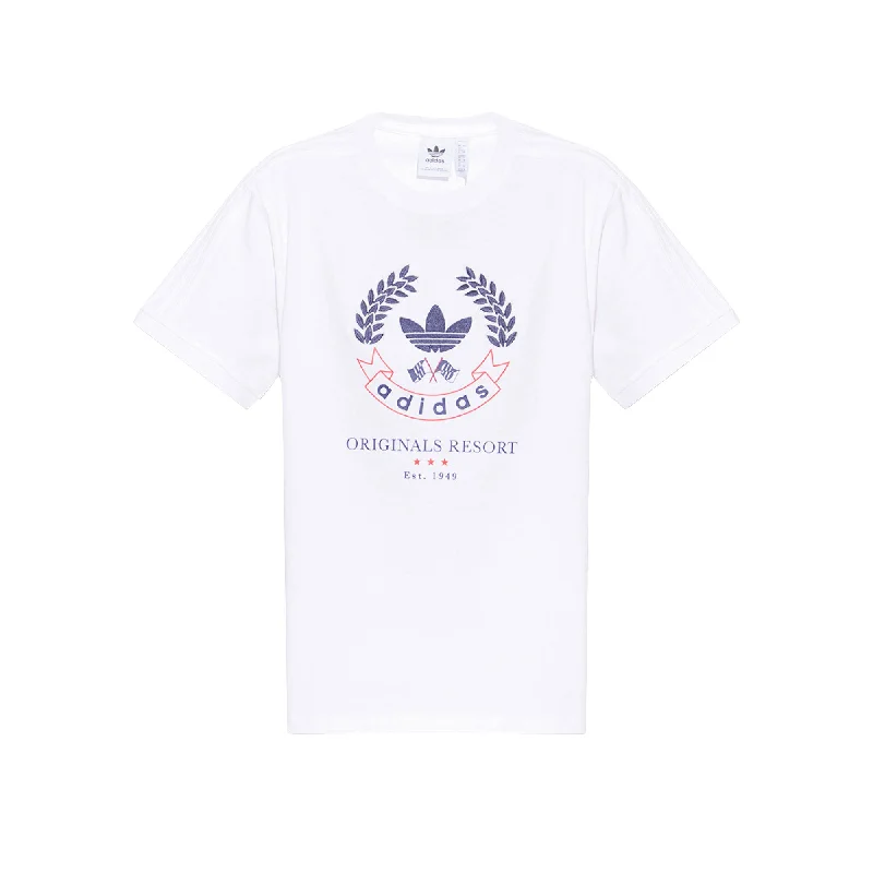 W OG Resort Tee 'White' Mesh Blend Leather Blend Suede Blend