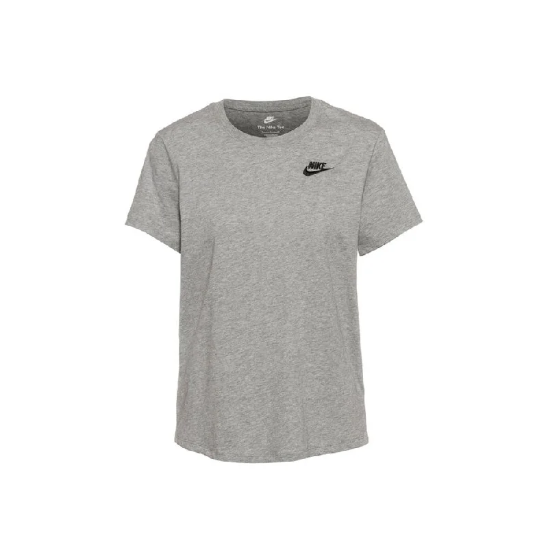 W NSW Club Essentials Tee 'Grey' V-Neck T-Shirt Long Sleeve Cotton