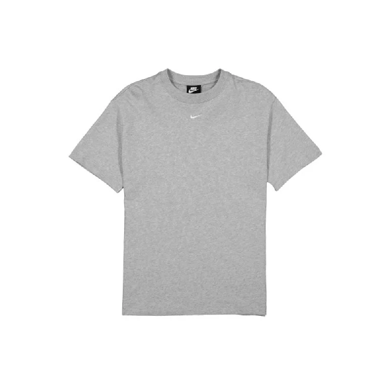 W Short Sleeve Tee 'Grey' Chenille Blend Fleece Blend Nylon Blend
