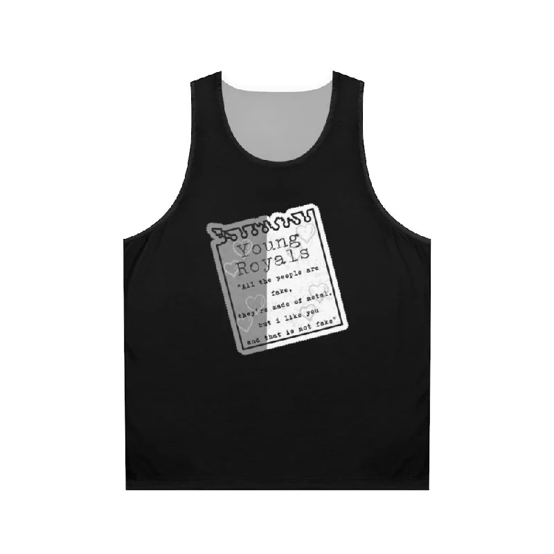 Young Royals Netflix TV Show Quote Unisex Tank Top workout tank top