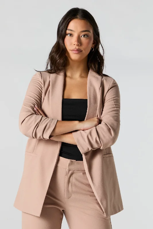 Open Front Blazer Women's High-End Blazer