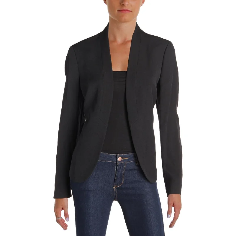 Anne Klein Womens Textured Shawl Collar Blazer Women's Elegant Jacket