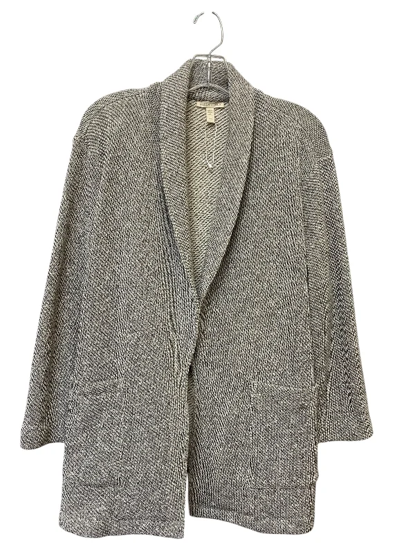 Blazer By Eileen Fisher In Grey, Size: Lp Women's Advanced Suit