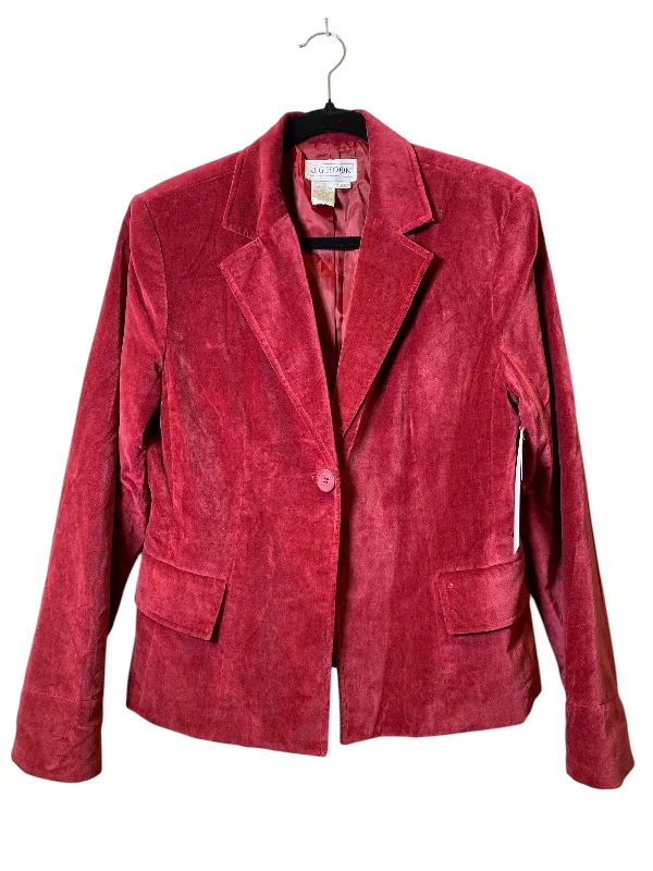 Blazer By J.michelle In Maroon, Size: L Women's Radiation Jacket