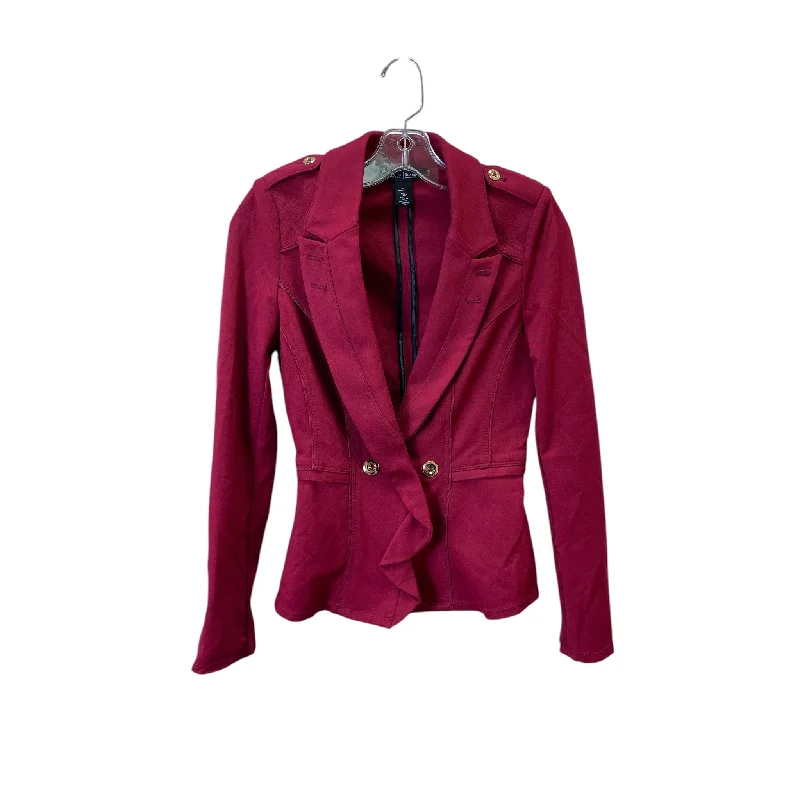 Blazer By White House Black Market In Red, Size:Xs Women's Trendy Jacket