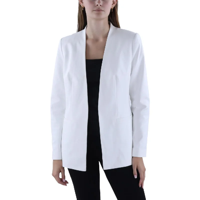 Calvin Klein Womens Office Business Collarless Blazer Women's Premium Blazer