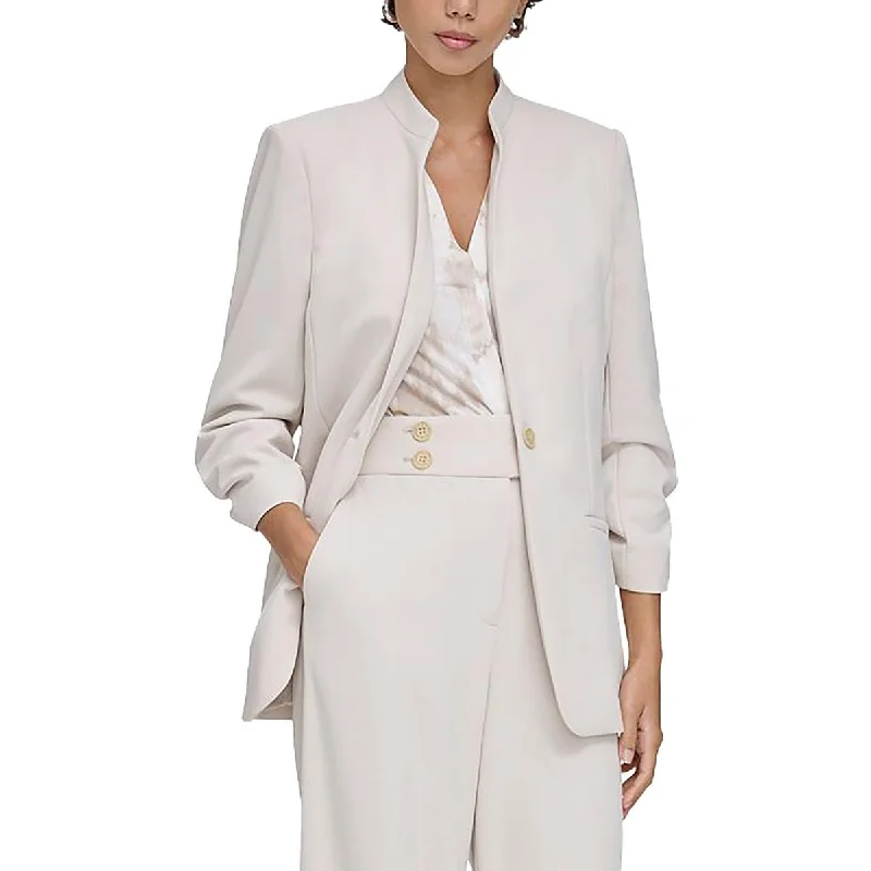 Calvin Klein Womens Office Work One-Button Blazer Women's High-End Blazer